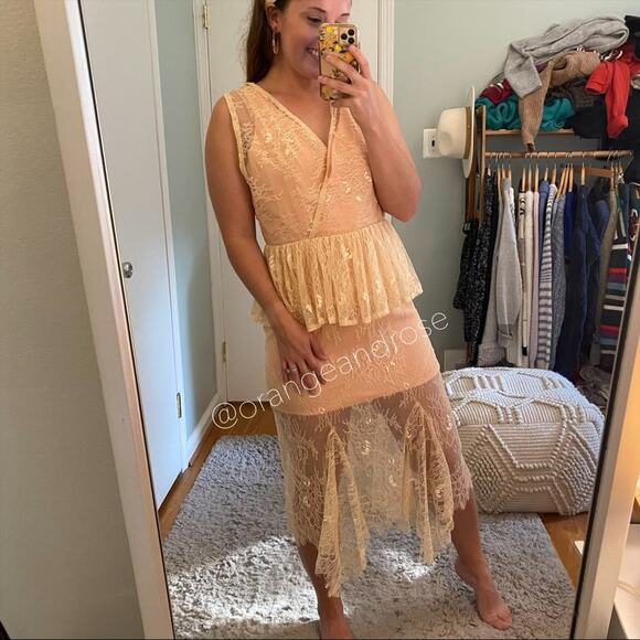 Vone Anthropologie Pink Dress 10 - Picture 8 of 16